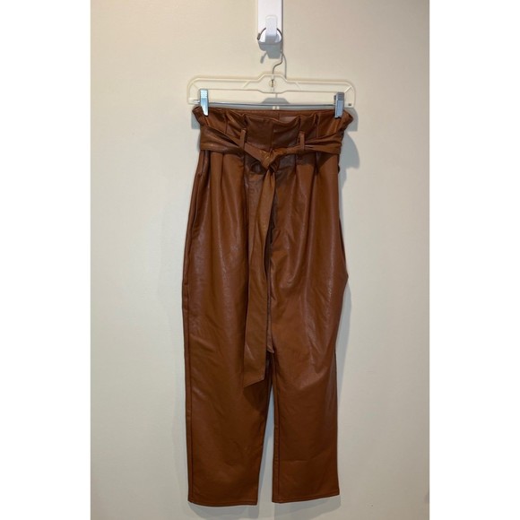 Commando Faux leather Paperbag Pants NWT - Picture 3 of 7